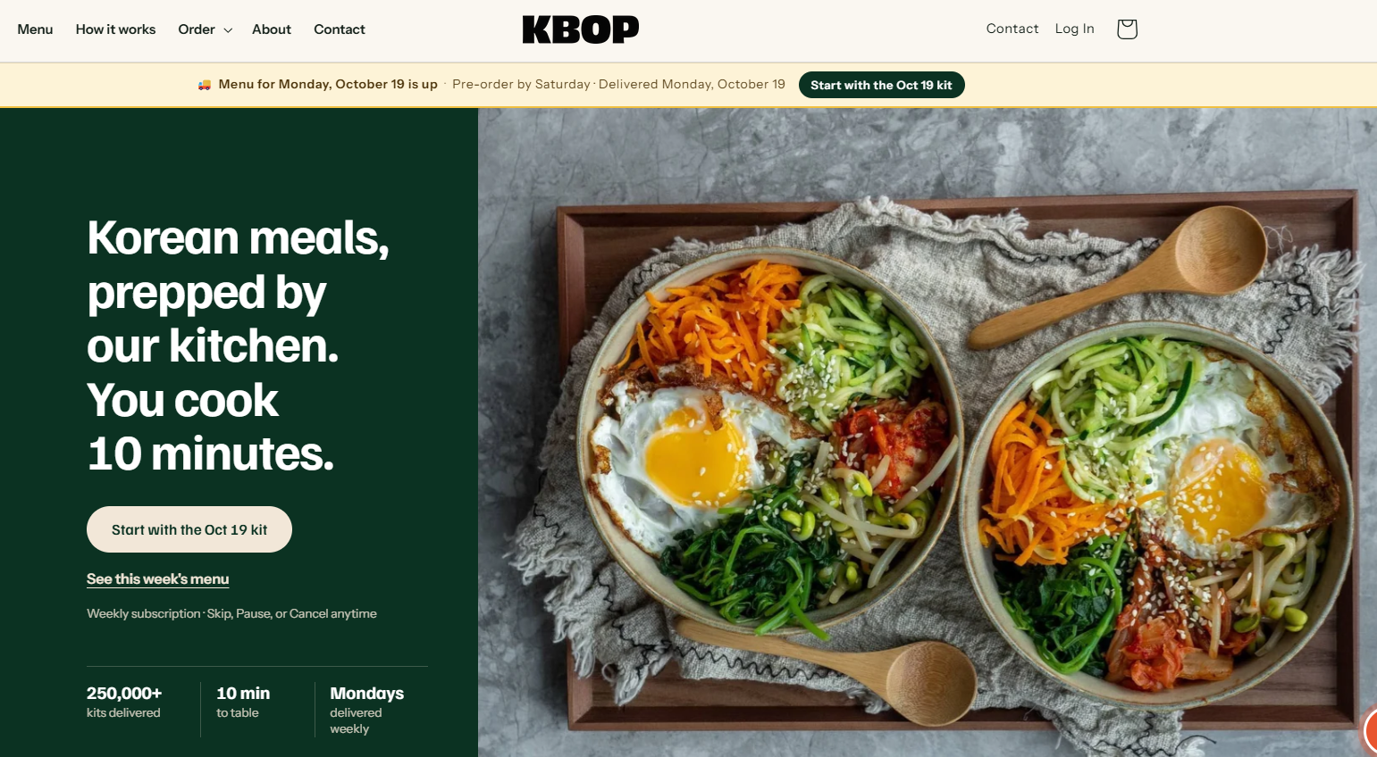 KBOP 밀키트 생산 및 포장 지원하시는 분